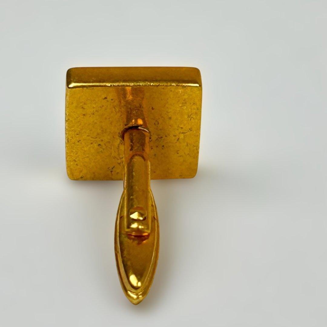 dunhill Cufflinks Gold Color Square