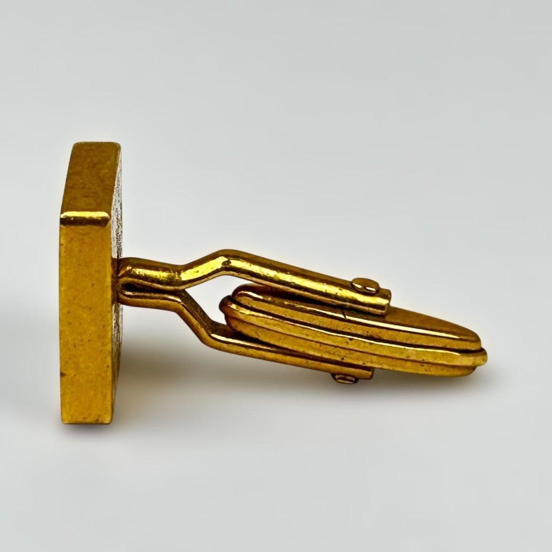 dunhill Cufflinks Gold Color Square