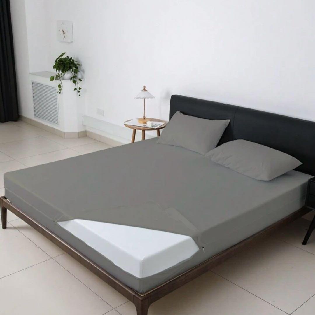 SHEIN Fully Waterproof Washable Zippered Box Spring Cover ?? Immediate Purchase OK ??