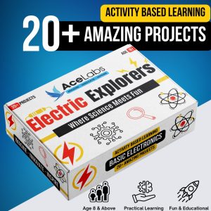 Electric Explorer Activity Box – 20+ Amazing Projects (S.T.E.M Education Kit)